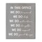 Stupell Industries Inspirational Office Phrases Framed Giclee Wall Art Design by Daphne Polselli
